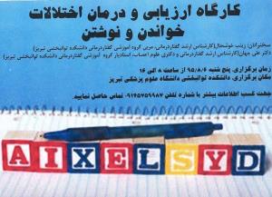 کارگاه ارزیابی و درمان اختلالات خواندن و نوشتن